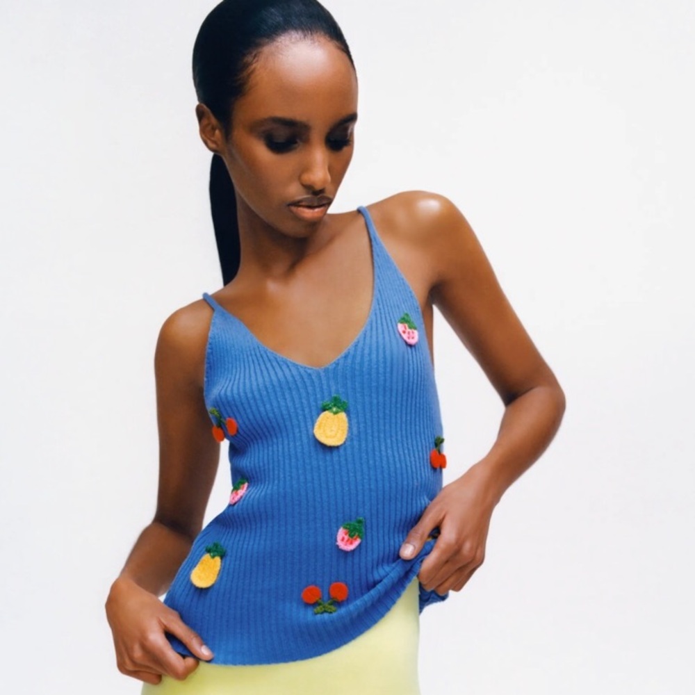 Zara Fruit Knit Tank